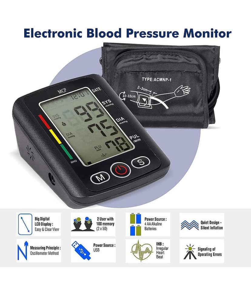 Mcp BP112 with USB Port MCP Digital BP Monitor with USB Charging Port view 2