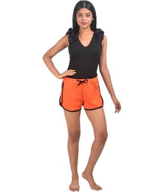 powermerc Cotton Hot Pants - Orange