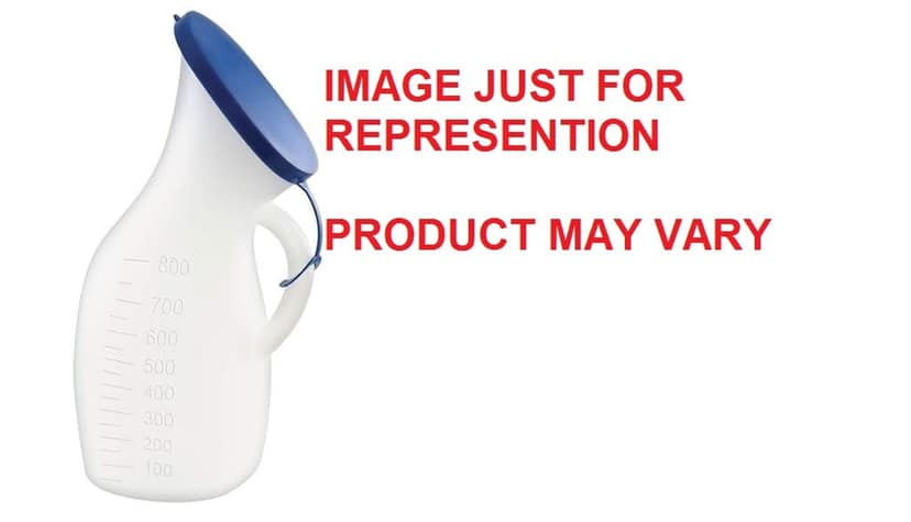 Urine Pot for Women Toilet, Urinal Collector For Adults With Lid Pack Of 1 view 2