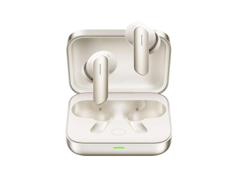 Realme Buds Air 7 True Wireless, 12.4mm Dynamic Bass Drivers, 52Hrs Playtime, 52dB Hybrid ANC, 6 Mic ENC, 45ms Low Latency, 360 Spatial Audio - Ivory Gold
