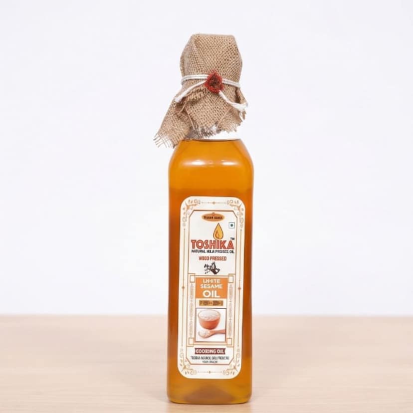 Toshika White Sesame Oil (200 ml) - 200 mL - One bottle