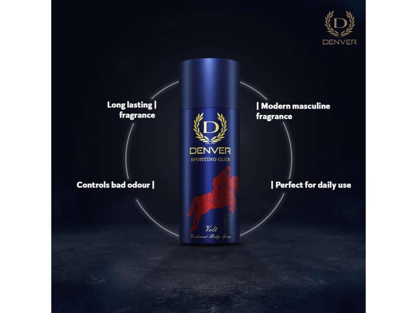 Denver Volt Deo 165ml, Long Lasting Deo for Men & Boys view 4
