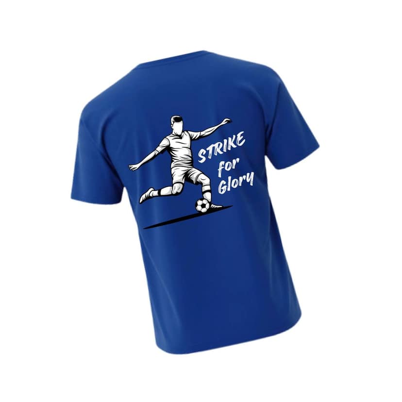 Trishoolin Drifit Active Wear Sports Printed T-Shirt | Design 10416MDP | Crew Neck / Round Neck Half Sleeve | Regular Fit | Pack of 1 view 3