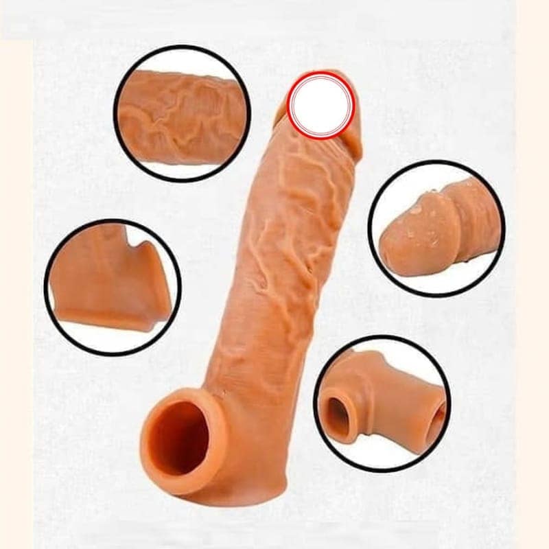 Dragon Condome For Men 6-inch Durable Size Skin-Friendly Silicone Comfortable Fit – Single Piece | Ultra Soft | Long Lasted | Extra size Carzen view 3