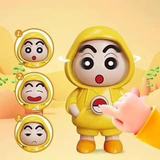 Shinchan face changing mood swing Keychain