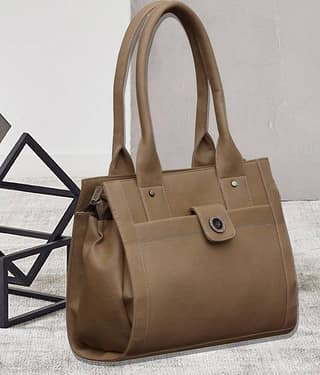 Fostelo Shoulder Bag Faux Leather Set of 1 ( Green )