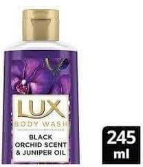 Lux Shower Gel, Black Orchid Fragrance & Juniper Oil Bodywash, With Glycerine For Soft Skin, Paraben Free, 245 Ml