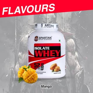 SPARTAN SPORT SCIENCES Isolate Whey Protein Powder Supplement with 28g Protein, 13g EAA, 6g BCAA, 4g Glutamic Acid for Men & Women