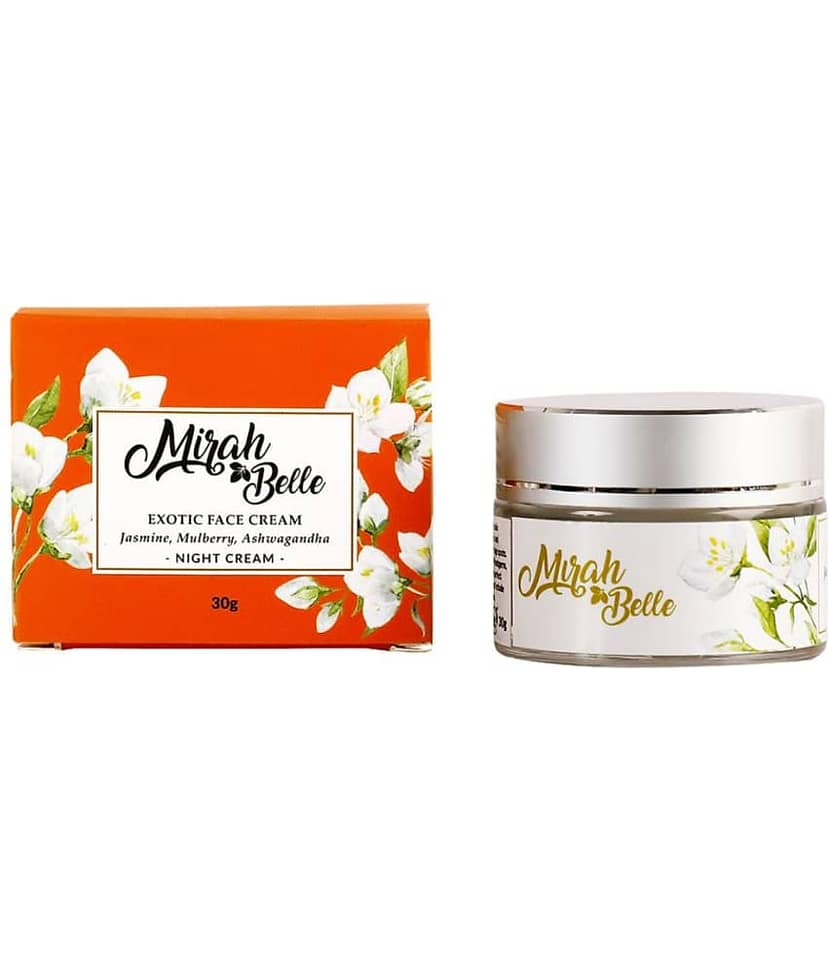 Mirah Belle Jasmine Day Cream For Dry & Dehydrated Skin , Paraben Free,Organic Night Cream 30 gm view 2