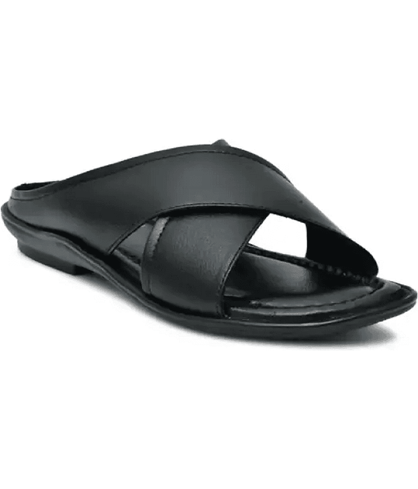 RAGE GAZE CROSS BLACK SHOE - Black Men's Sandals