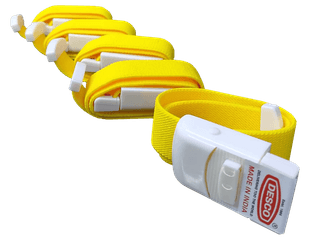 DESCO Tourniquet Band for Blood Collection Rubber with Plastic Buckle (Pack of 5)