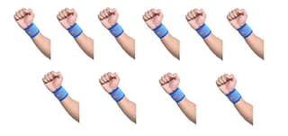 Ezyfit Neoprene Wrist Support | Wrist Band, One Size Fits Most (Pack of 10)