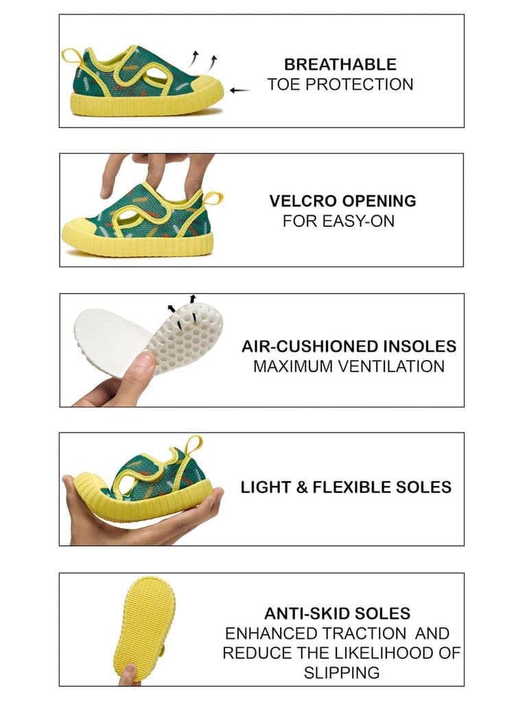 Premium Confetti Toddlers' Walking Shoes - Green (Unisex) view 6