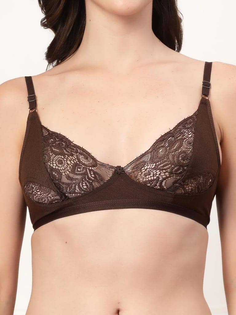 ADORNSTAR Branded Women's Comfort Non-Padded Bra Panty Lingerie Set for Women | Non Padded | Designer Honeymoon Hot Sexy Wedding Set view 6