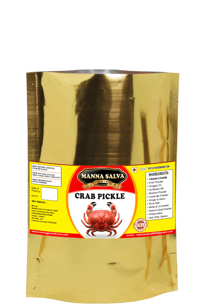 Manna Salva Pickles- Crab Pickle - Non-Veg Pickle view 2
