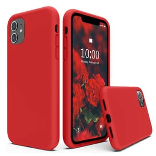 LIRAMARK Liquid Silicone Soft Back Cover Case for Apple iPhone 11