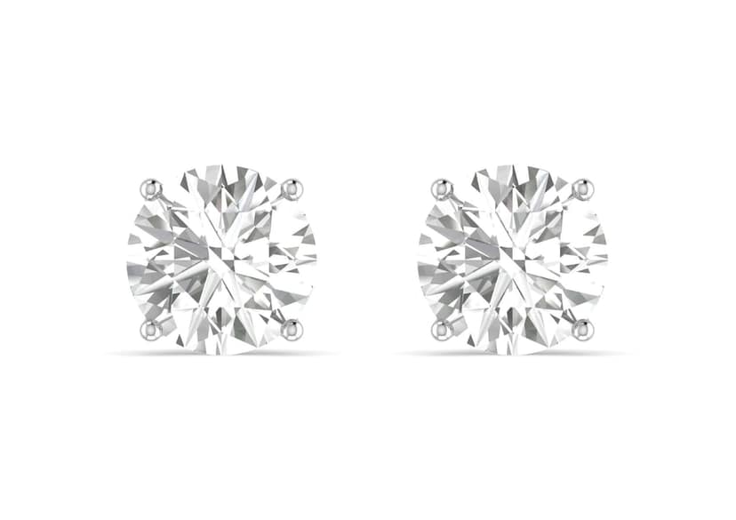 Round Solitaire Studs view 5