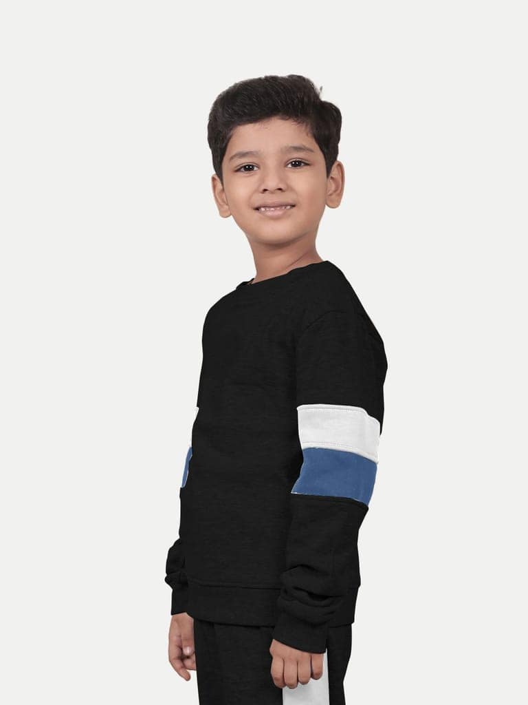 Boys Black Sweatshirt view 2