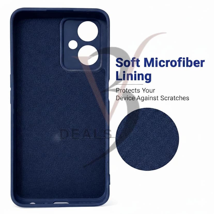 V3Deals Liquid Silicone Case Compatible for OnePlus Nord CE 3 5G | Soft-Touch nord ce3 5g Back Cover | Microfiber Lining oneplus nord ce3 5g Back Cover view 3
