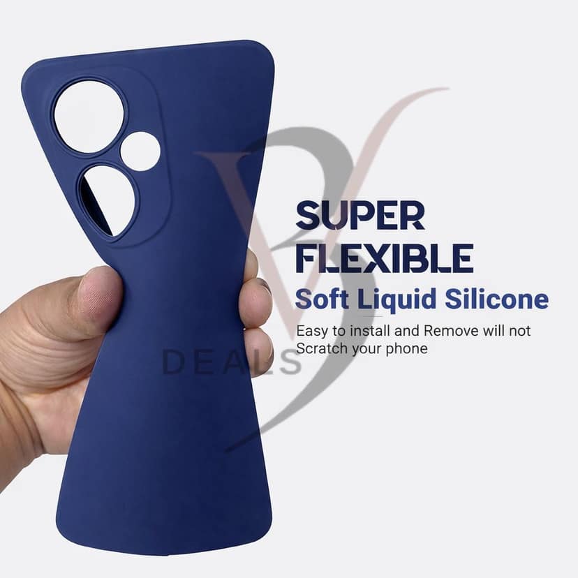 V3Deals Liquid Silicone Case Compatible for OnePlus Nord CE 3 5G | Soft-Touch nord ce3 5g Back Cover | Microfiber Lining oneplus nord ce3 5g Back Cover view 4