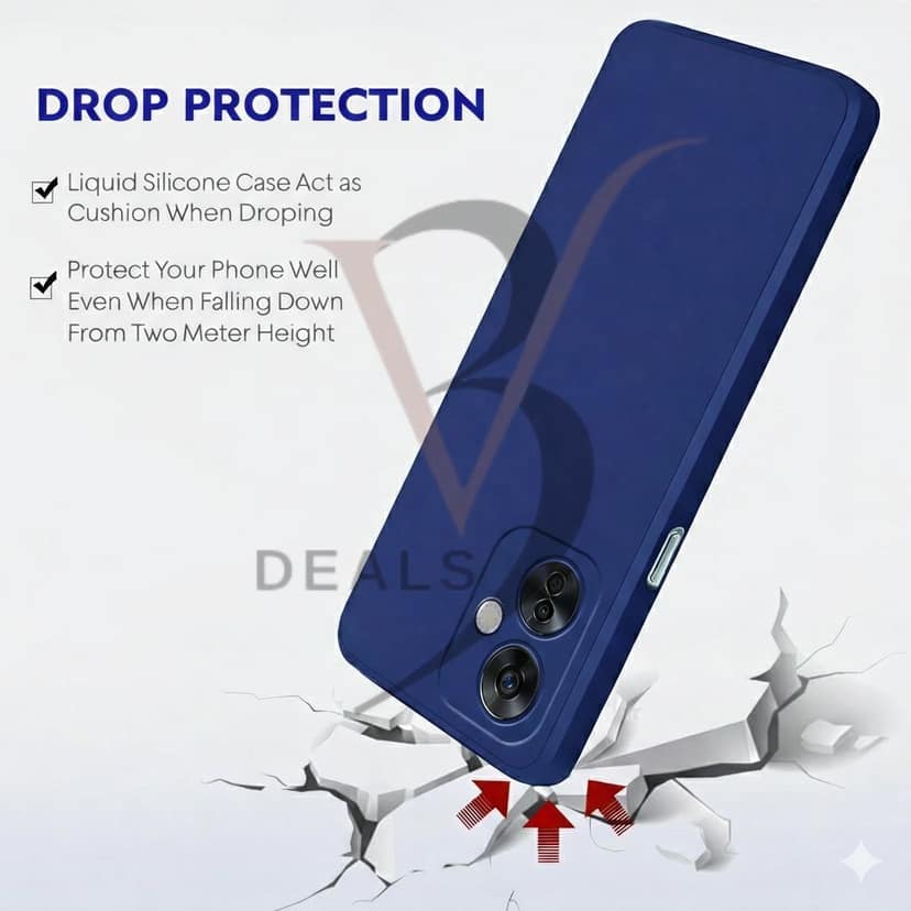 V3Deals Liquid Silicone Case Compatible for OnePlus Nord CE 3 5G | Soft-Touch nord ce3 5g Back Cover | Microfiber Lining oneplus nord ce3 5g Back Cover view 5