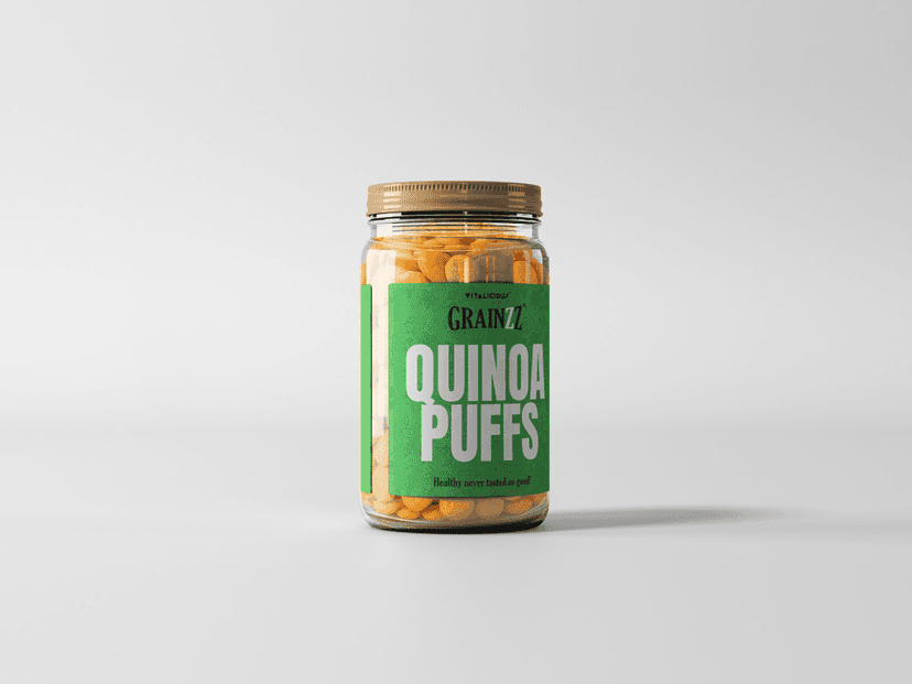 Grainzz 3-Puffs Healthy Trio – Jowar, Bajra & Quinoa Puffs | High Fibre | Zero Palm Oil | Light & Crunchy Snack Combo | 450g view 4