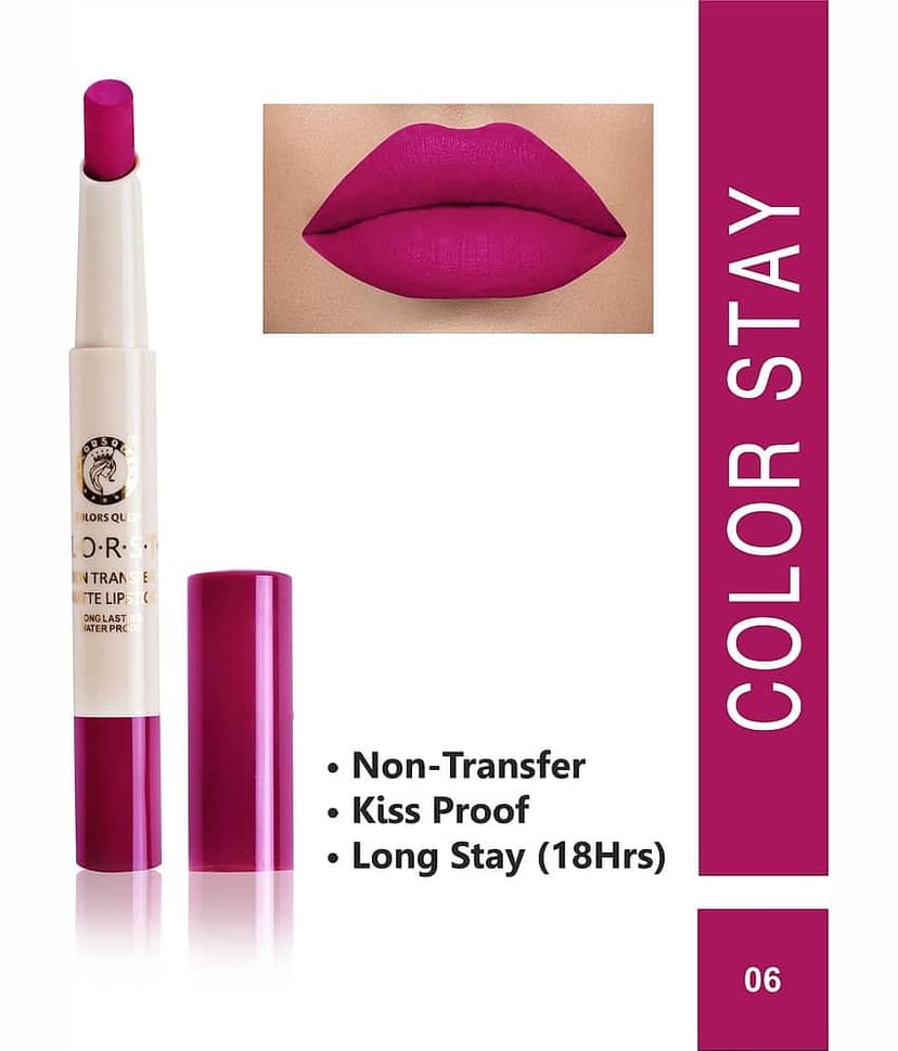 Colors Queen Waterproof & NonTransfer Lipstick Magenta 2.1 g view 2