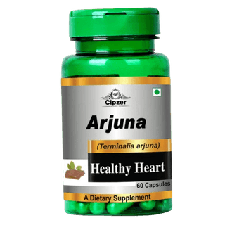 Cipzer Arjuna (30 Capsules): Potent Ayurvedic Cardiotonic for a Strong, Healthy Heart & Optimal Circulation