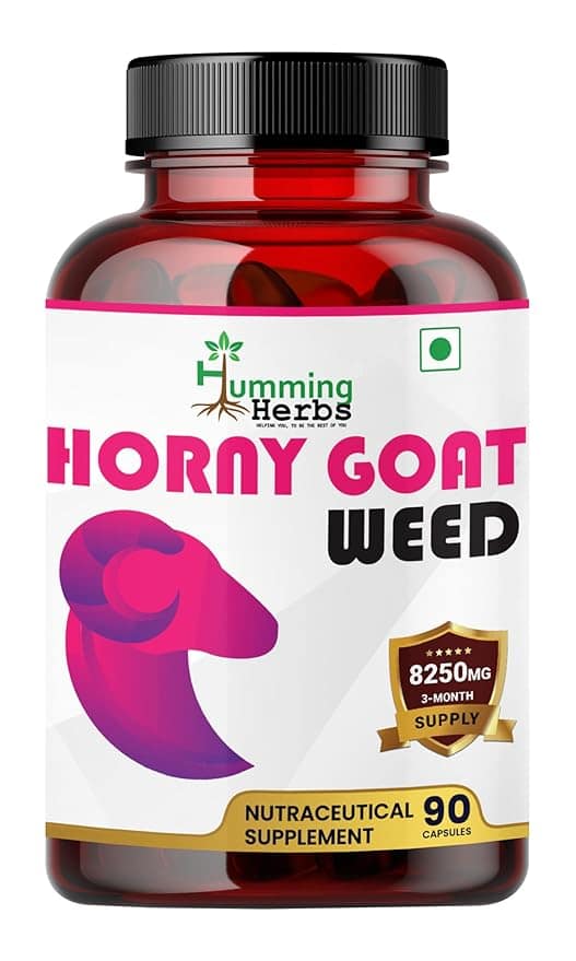 Humming Herbs Horny Goat Weed Extract with Maca Root Powder