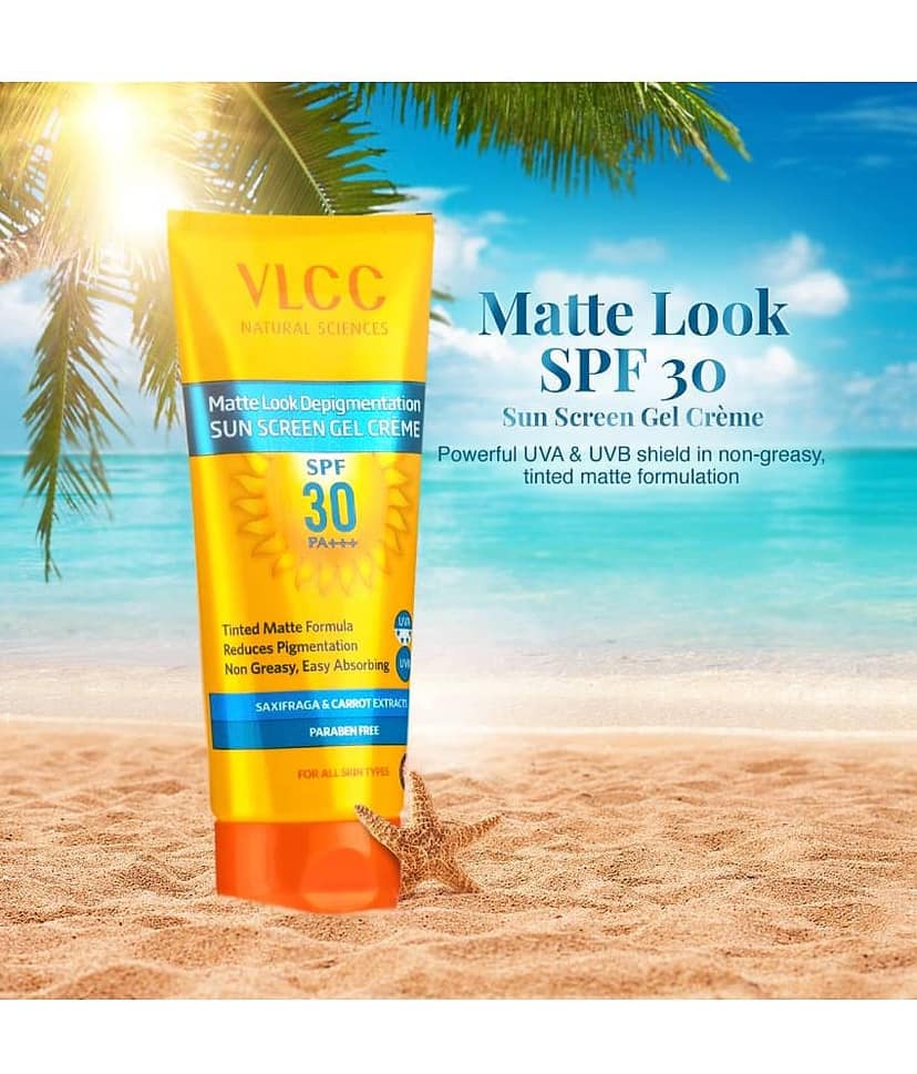 VLCC - SPF 30 Sunscreen Gel For All Skin Type ( Pack of 1 ) view 2