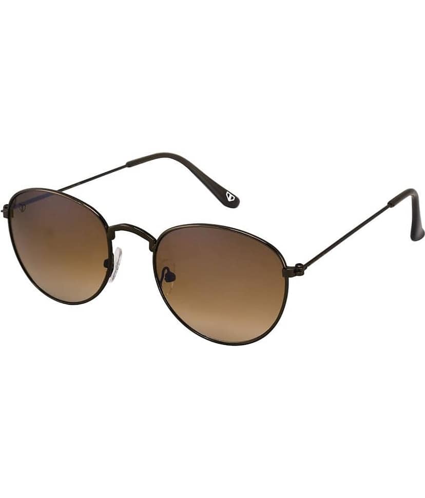Walrus - Brown Oval Sunglasses ( WS-RYL-III-090909 )