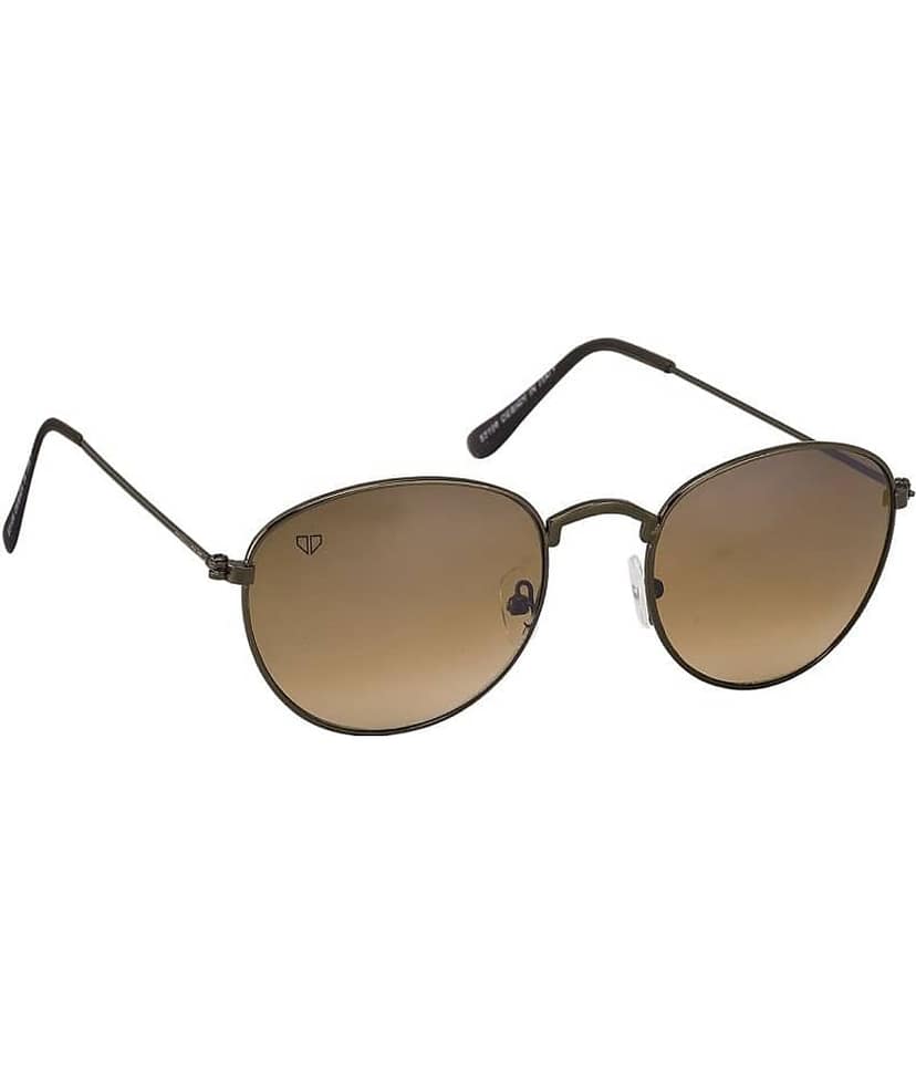Walrus - Brown Oval Sunglasses ( WS-RYL-III-090909 ) view 2