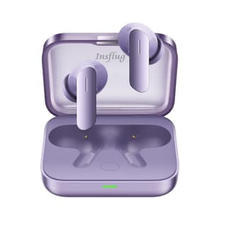 INSFLUG ANC Wireless Earbuds – 49dB Adaptive Noise Cancellation, LHDC Audio, 30H Playback