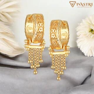 Vivastri Sizzling Glittering Clip On Jhumki Earring for Women and Girls [VIVA2684ERG]