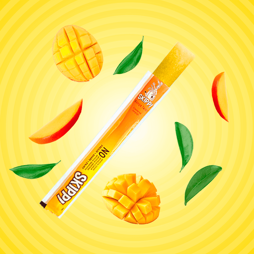Mango Twist Flavor Skippi Natural Ice Pop, Pack of 12 Ice Pops view 2