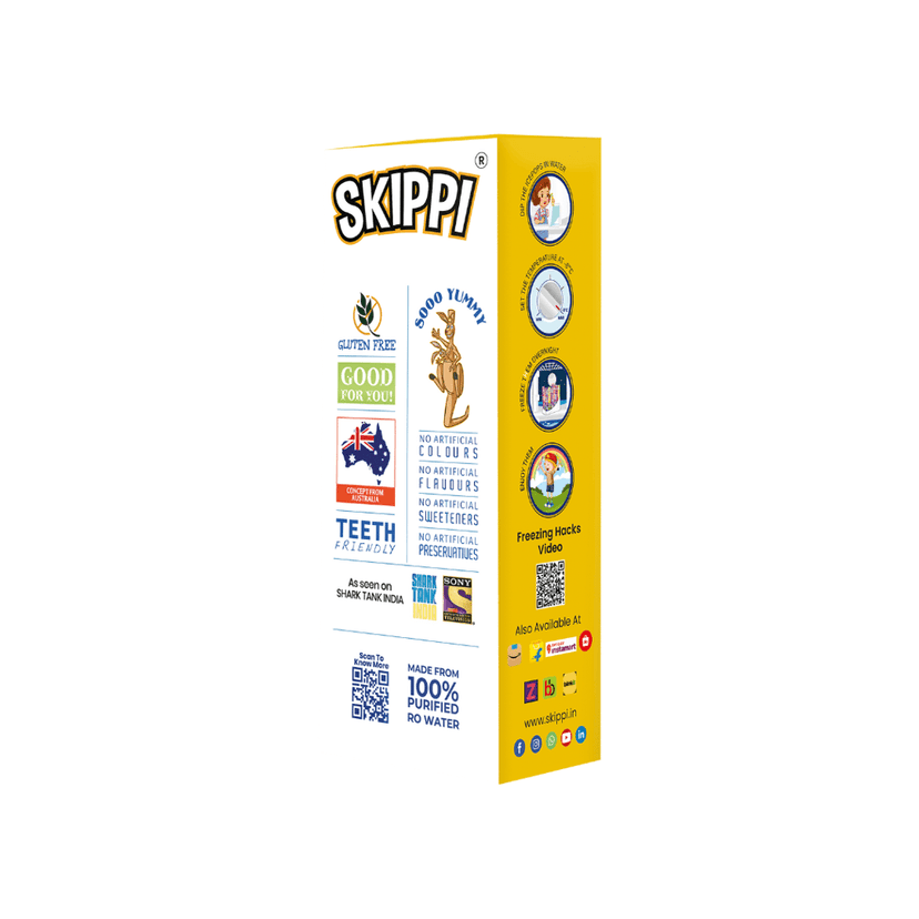 Mango Twist Flavor Skippi Natural Ice Pop, Pack of 12 Ice Pops view 5