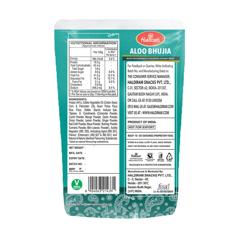 Haldiram's Aloo Bhujia 400 Gms view 3