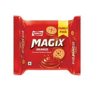 Parle Magix Orange Flavoured Cream Biscuits