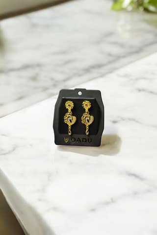 Gold-Plated American Diamond Earrings for Women | Daily Wear | Lightweight & Premium Finish
