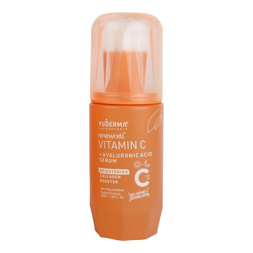 Yuderma Renewcell Vitamin C + Hyaluronic Acid Serum | 20% Vitamin C | 40ml view 2