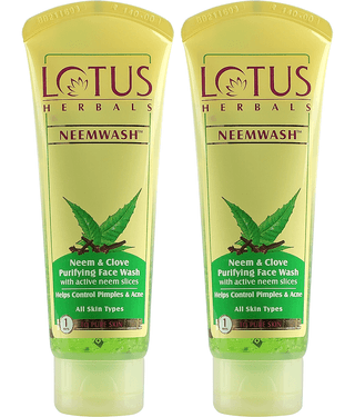 Lotus Herbals Neem Face Wash 150ml(Pack Of 2 300ml)
