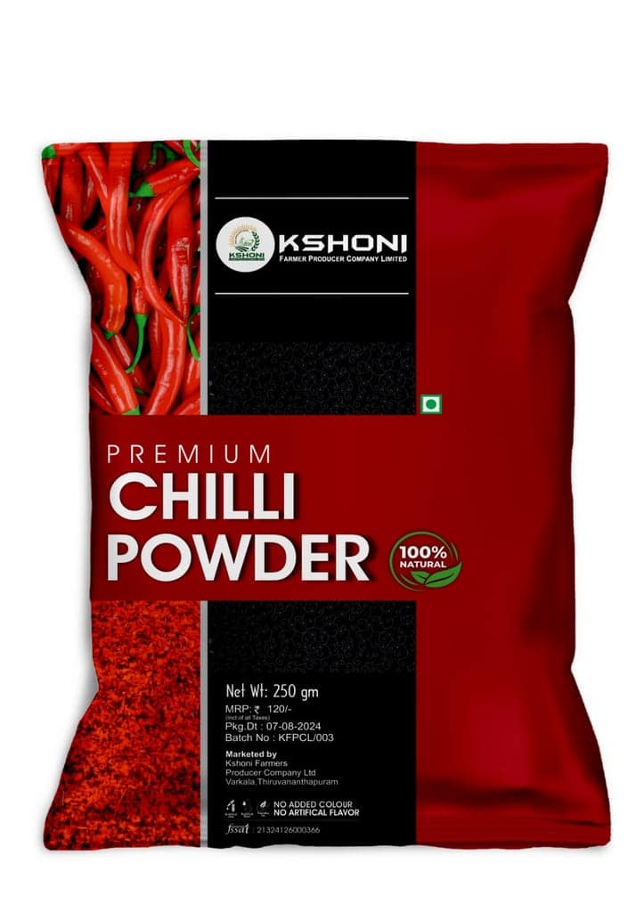 Kshoni Premium Coriander Powder, Turmeric Powder, Chilli Powder - 100% Natural, 250gm Each view 3
