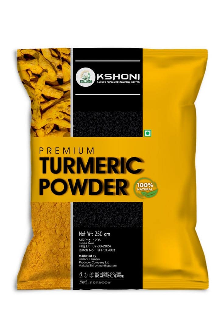 Kshoni Premium Coriander Powder, Turmeric Powder, Chilli Powder - 100% Natural, 250gm Each view 4