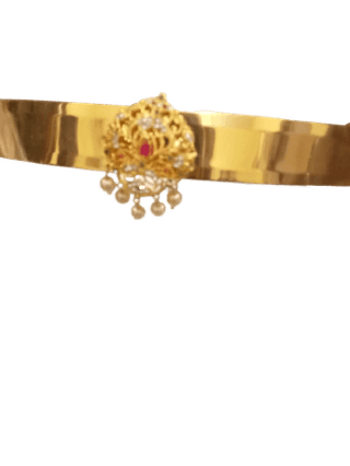 Traditional Indian Gold Plated Marathi Wedding Patta