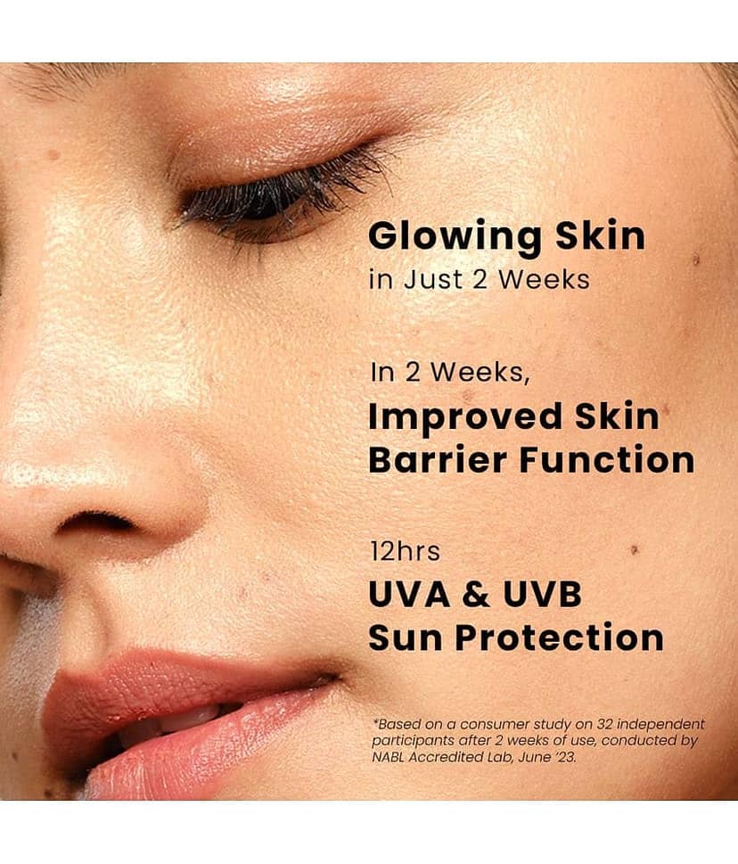 Hyphen Barrier Care Cream 50ml & Golden Hour Glow Serum 30ml & Sunscreen SPF 50+++ 50ml (Pack of 3) view 2