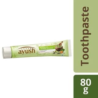 Lever Ayush Freshness Gel Natural Ayurvedic Cardamom Toothpaste, 80 gm