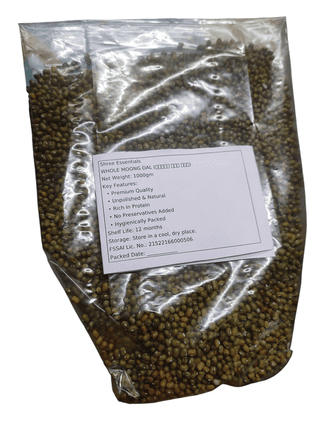 Whole Moong (Green Gram) | Premium Unpolished Pulses | अख्खा मूग