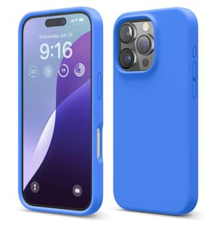 LIRAMARK Liquid Silicone Soft Back Cover Case for Apple iPhone 16 Pro Max (6.9 inch)