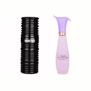 Ossa Hunter EDP 60ml And Vision Flower EDP 60ml Long Lasting Fragrance Perfume Combo For Men Women (Pack of 2)