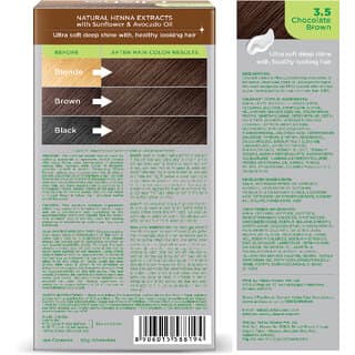 Nisha Creme Hair Colour 3.5 CHOCOLATE BROWN (Pack of 1) , CHOCOLATE BROWN 3.5 view 2